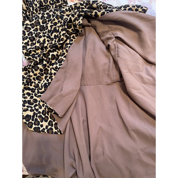 Jonathan Simkhai One Shoulder Leopard Print Dress Size 10 - Picture 12 of 16